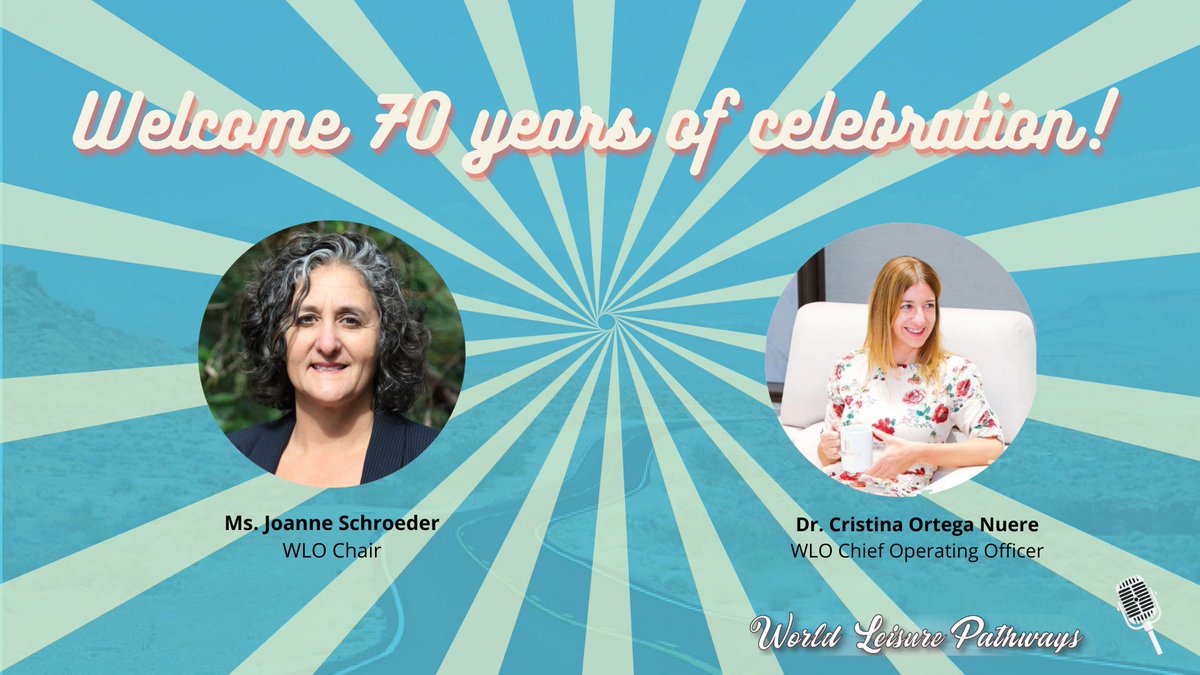 Welcome 70 years of celebration!

World Leisure Pathways - Past, Present and Future Conversation's Podcast Series launch! 📻

Check it out here: ow.ly/mkKz50JjMkA

#worldleisureorg #leisure #podcast