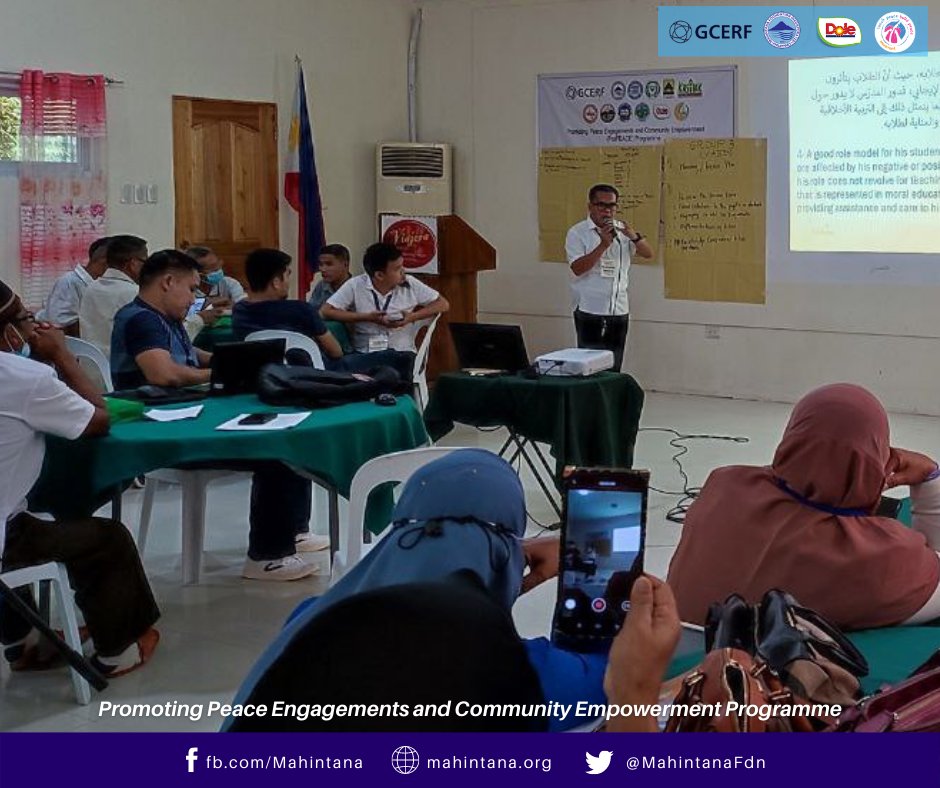 To improve the capacities of Asatidz on Tarbiyah, <a href="/MahintanaFdn/">Mahintana Foundation, Inc.</a>, with the support of <a href="/theGCERF/">GCERF</a>, conducts a series of training workshops in #Sarangani and South Cotabato as an integral part of its #Tarbiyah program. 

Roll-out to their respective communities are to be followed.