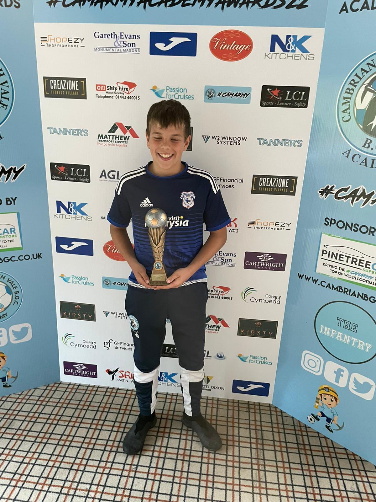 Cambrian & Clydach Vale BGC Academy on Twitter "Our Under 13s award