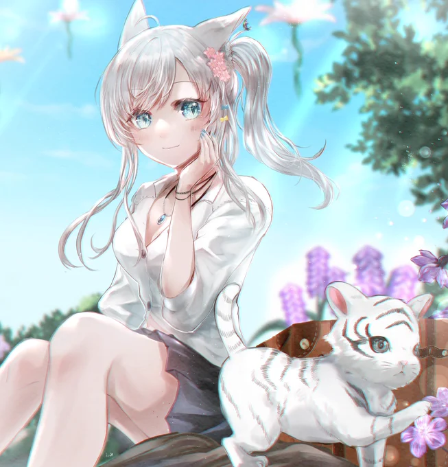 #今月描いた絵を晒そう
頑張って描いた〜!! 