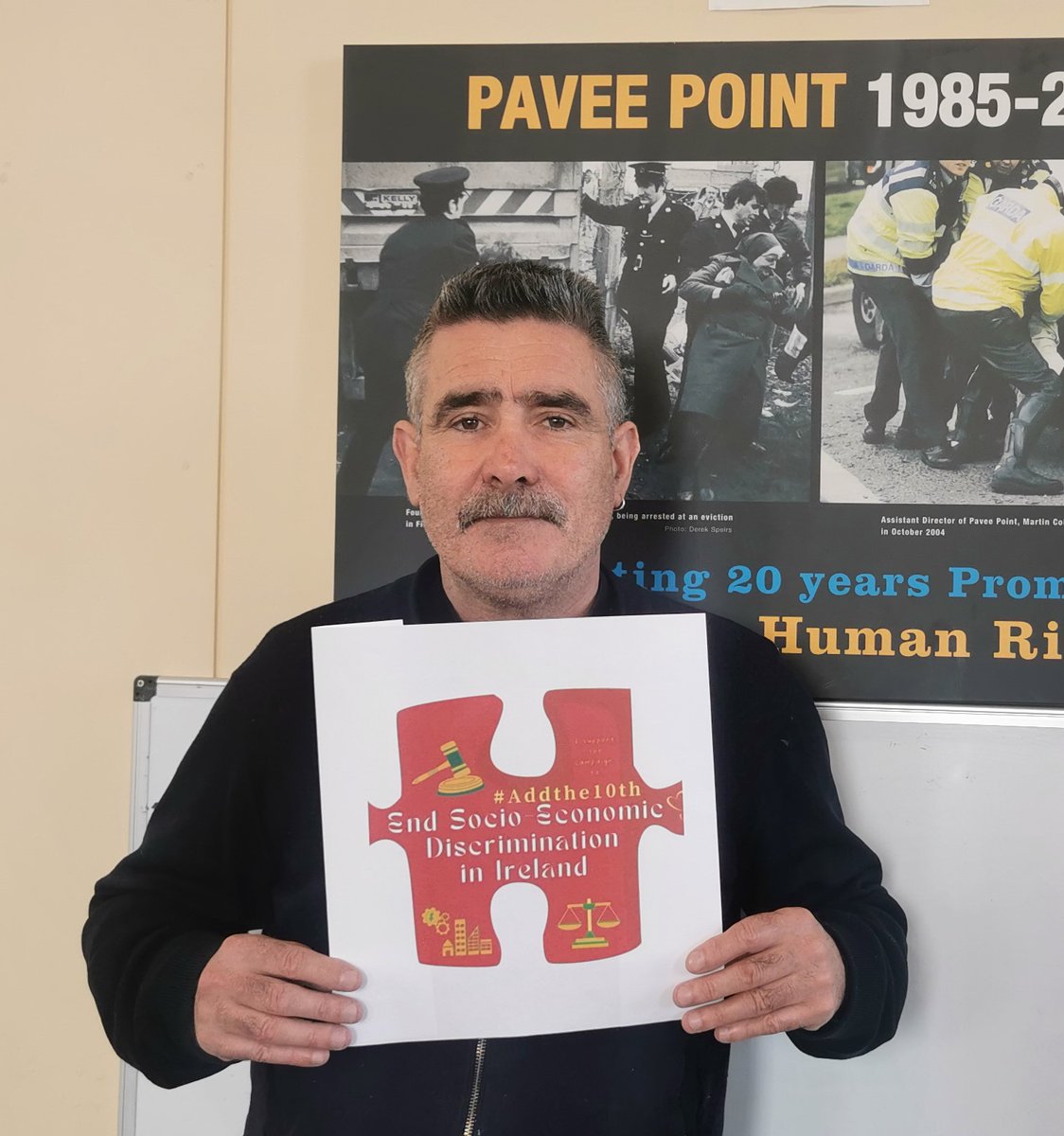 Socio Economic Discrimination needs to be challenged to achieve #EqualityforAll says @PaveePoint Co Director Martin Collins #Addthe10th
 

Join the campaign