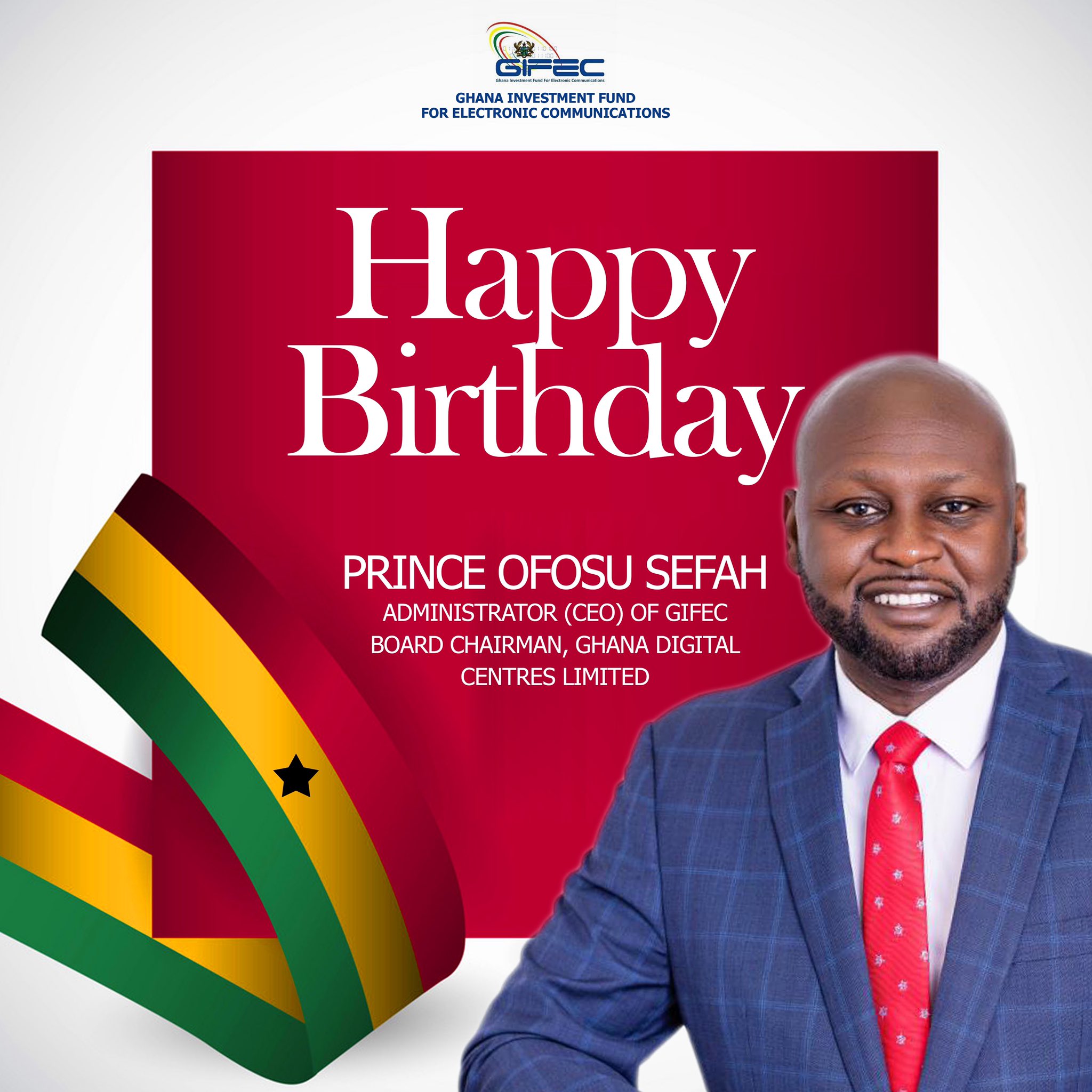 Happy birthday to our CEO, the visionary Prince Ofosu Sefah. May God bless and favour you, all your days. 