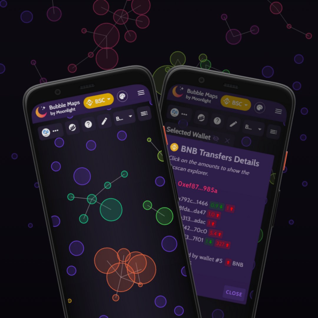 bubblemaps's tweet photo. Trading on the go? #Bubblemaps offers a smooth experience no matter where you are 🤝 https://t.co/IIjPTWfR4t