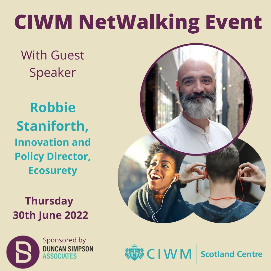 What will be the impact of government’s response to the consultation on #packaging #EPR reform <a href="/ecosurety/">Ecosurety</a>’s Innovation and Policy director Robbie Staniforth will answer this question at <a href="/CIWMScotCentre/">CIWM Scotland</a>’s #NetWalking Event on 30 June. Book now to join>>> shorturl.at/noCPR