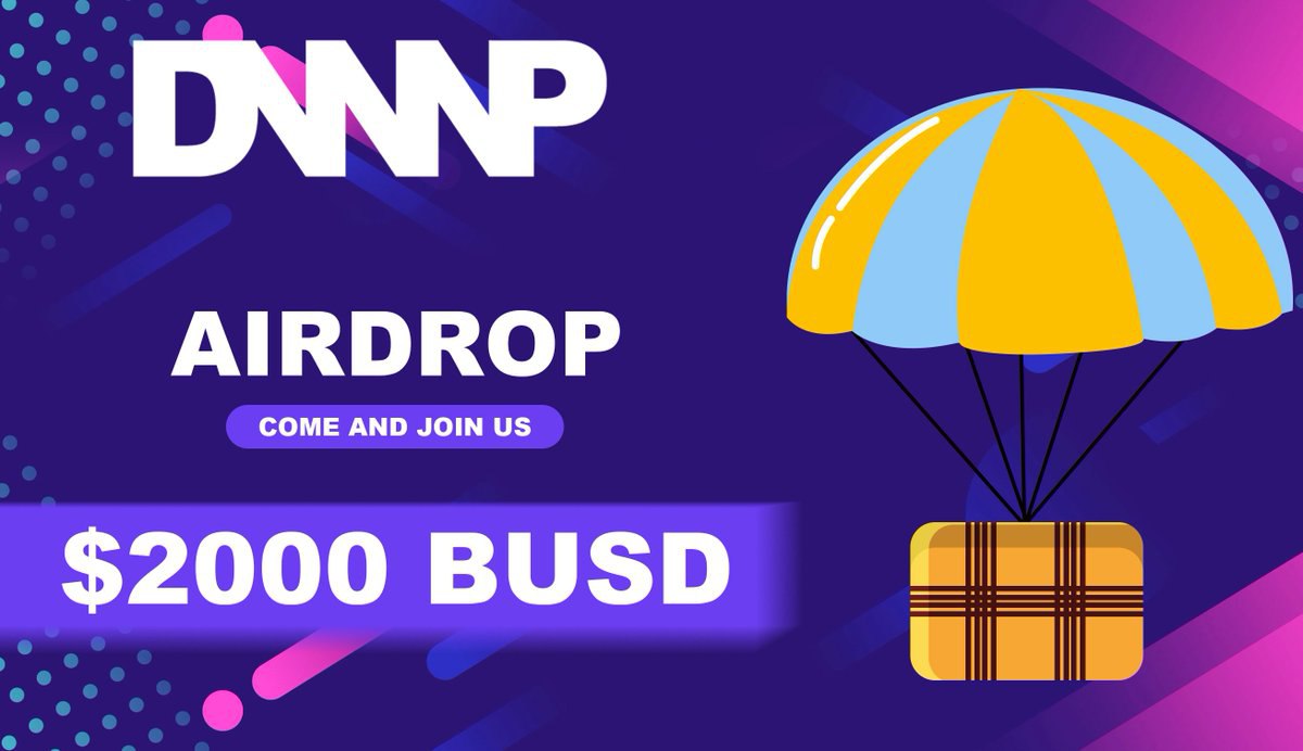 AirdropStario's tweet photo. 💧 DNP Airdrop 💧

🏆 Task:            ➕ 2 BUSD for 750 random participants each.

👨‍👩‍👧 Referral:     ➕ 5 BUSD for top 100 referrers each.

🔛 Airdrop Link &amp; Information: https://t.co/5dBwRNbWhz

#cryptocurrency #Airdrop #BSC #NFT #BNB #DNP #BUSD #Airdropstario https://t.co/33CXWFQGEX