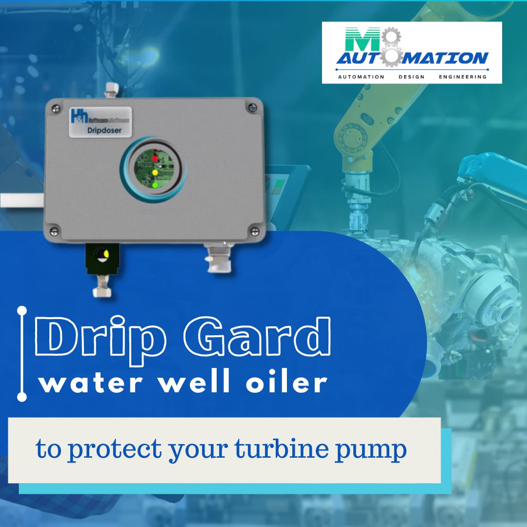 m8_automation's tweet image. The Dripgard are designed specially to protect your water wells and save you time and money. If you have any questions, please write us scott@m8automation.com or visit bit.ly/3GtrDLO

#Dripgard #waterwells #Automation #M8Automation  #Factory #industry #pumpoiler