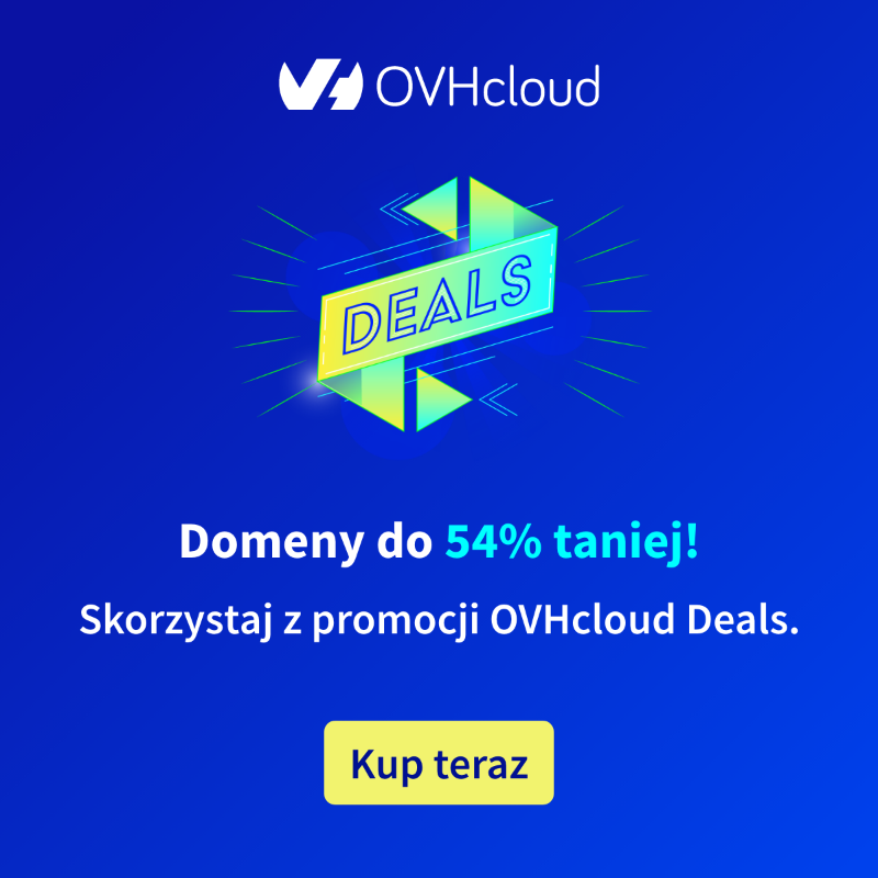 OVHcloud_PL's tweet photo. Nasza oferta obejmuje ponad 800 różnych rozszerzeń!
Wybierz domenę najlepiej dopasowaną do prowadzonej przez Ciebie działalności! Skorzystaj z naszej oferty!
#domena #OVHcloudDeals #Deals