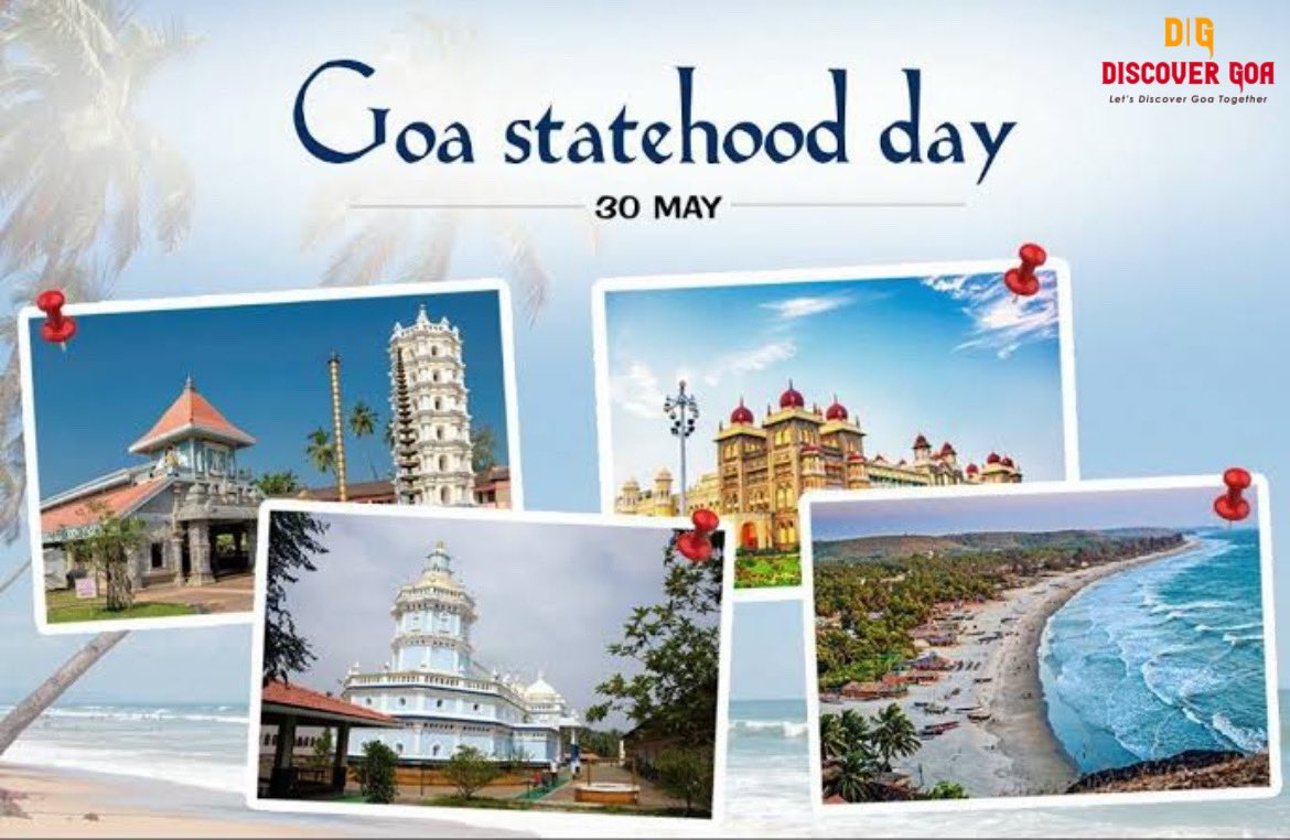 Wishing all Goenkars the very best on Goa Statehood Day. Let us all build a better and brighter State by working together towards a prosperous Goa. Dev Borem Korum. 🇮🇳

"Let's Discover Goa Together "

-Team Discover Goa

#goastatehoodday #goa #india