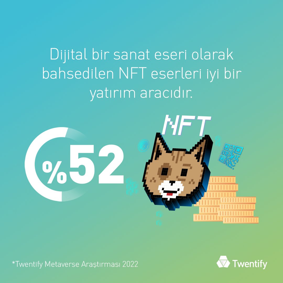 TwentifyTR's tweet image. Tüketicilerin Metaverse ve NFT’ler hakkındaki düşüncelerini detaylarıyla görebileceğiniz kaynak niteliğindeki raporu ücretsiz olarak web sitemizden indirebilirsiniz:
twentify.com/tr/raporlar/me…

#Twentify #DecodeHumanMoments #metaverse #sanalevren #nft #tüketici #tüketiciaraştırması