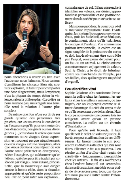 Ed_Flammarion's tweet photo. «La colère n’est ni un péché ni un vilain défaut pour la philosophe qui signe un essai subversif, mais une émotion juste et salvatrice.» @tdgch nous parle du livre «Le visage de nos colères» de @SophieGalabru ➡https://t.co/kcsYhCEm87 https://t.co/tN61MHCweA