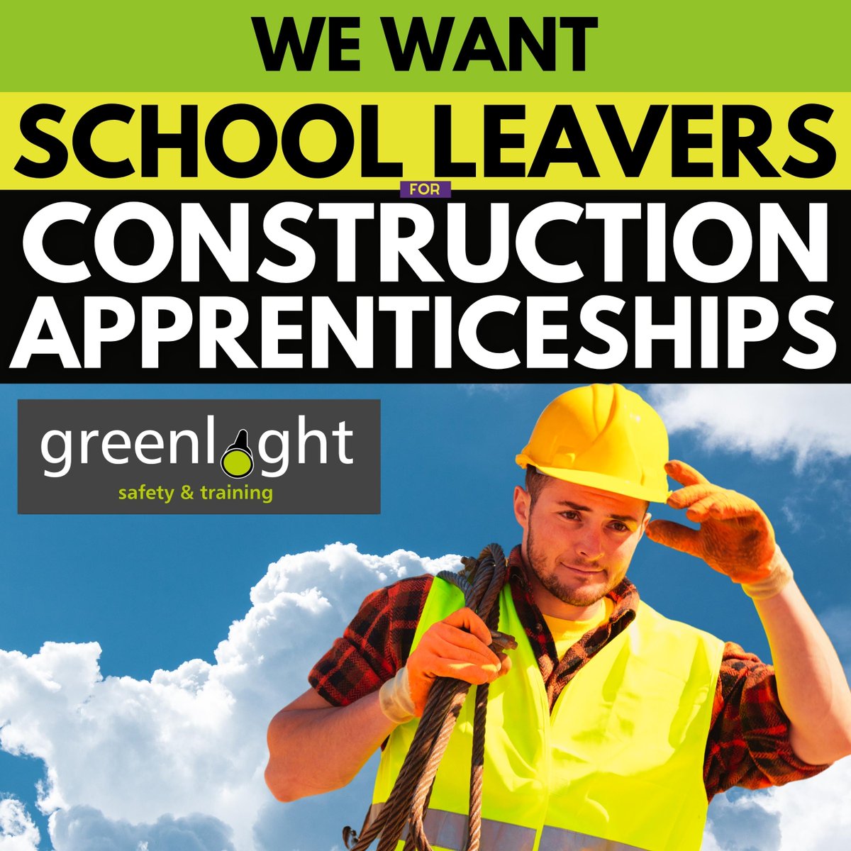 WE'RE LOOKING FOR CONSTRUCTION APPRENTICES!

If you're about to leave education and are interested in getting a trade, earning money, and building a career that you can be proud of, we want to hear from YOU.

Contact us via this link: bit.ly/3qx6sm3

#opportunities