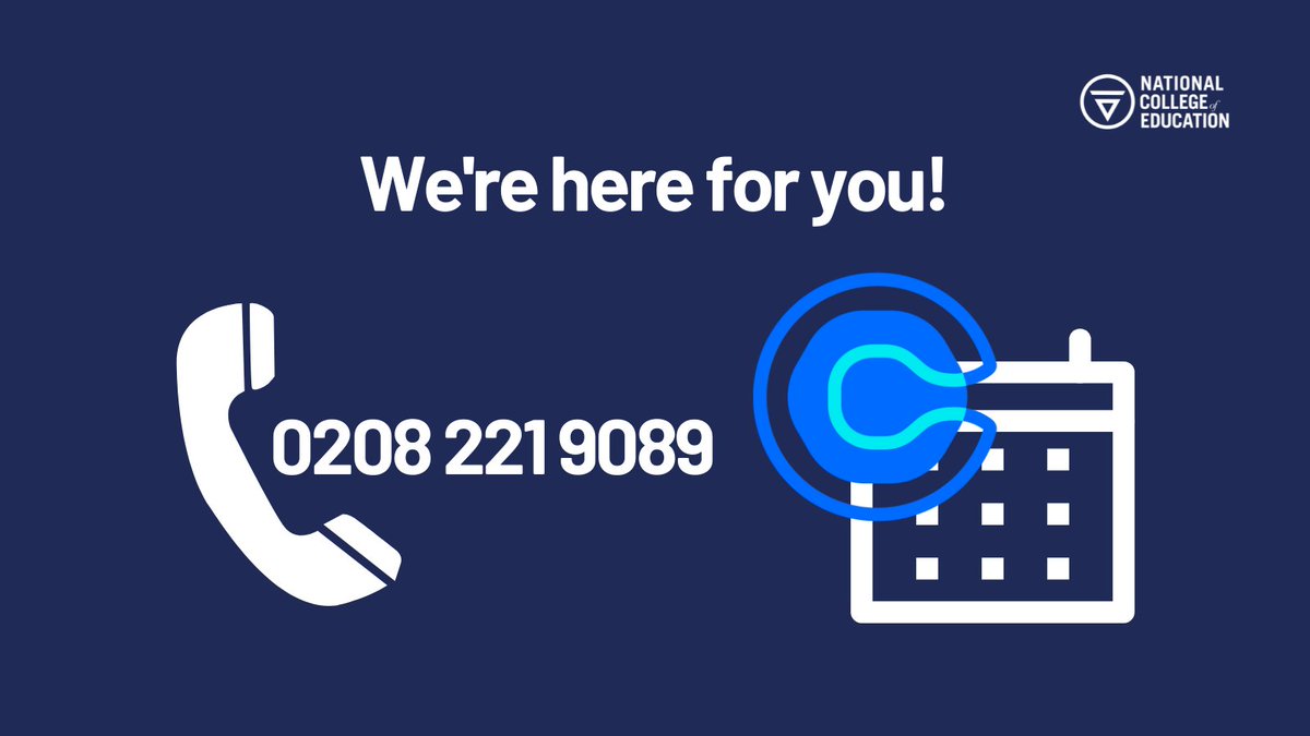 Our Team are enjoying their well earned four day Bank Holiday from Thursday- so get in touch between now and then if you'd like to talk through our Programmes!

📱0208 221 9089
📆Book a call ow.ly/ac2k50JgELl
✉️ info@nationaleducation.college

#OurNCEJourney
