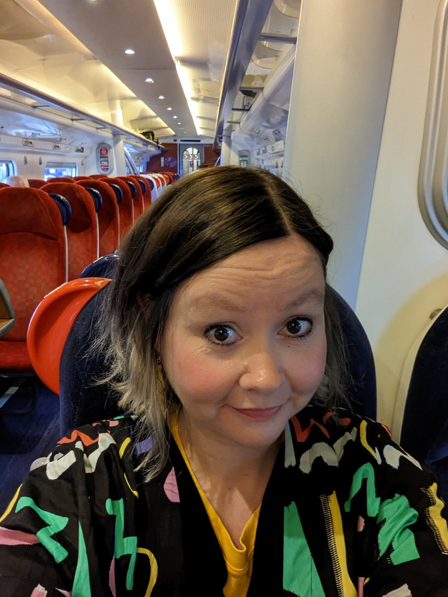 On train 1, ready and raring to get to #ITIconf22! Can't wait to get there 🤓