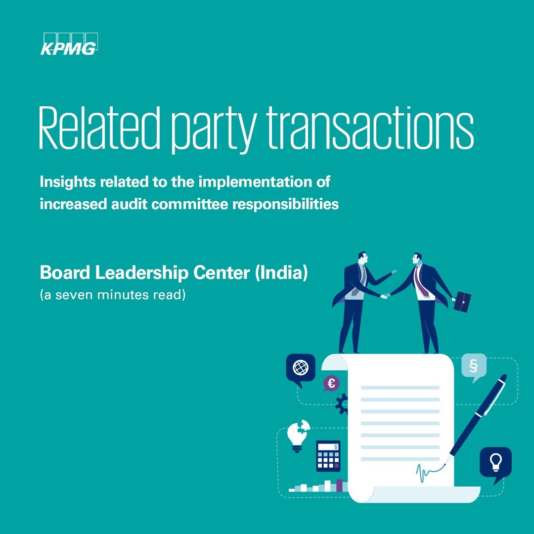 KPMG India on Twitter "Recent amendments to related party transaction