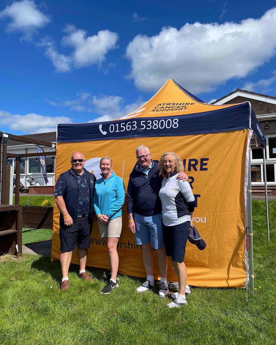 ayrshirecancer's tweet photo. We were so delighted to attend Loudoun Gowf Club’s Annual Golf Day and to be presented with a cheque of £14,102.00 🏌️‍♂️🏌️‍♀️

Thank you so much to all the staff, members and players - we truly appreciate all of the support and can’t thank you enough for this fantastic donation 🧡 https://t.co/cD83w36Xoh