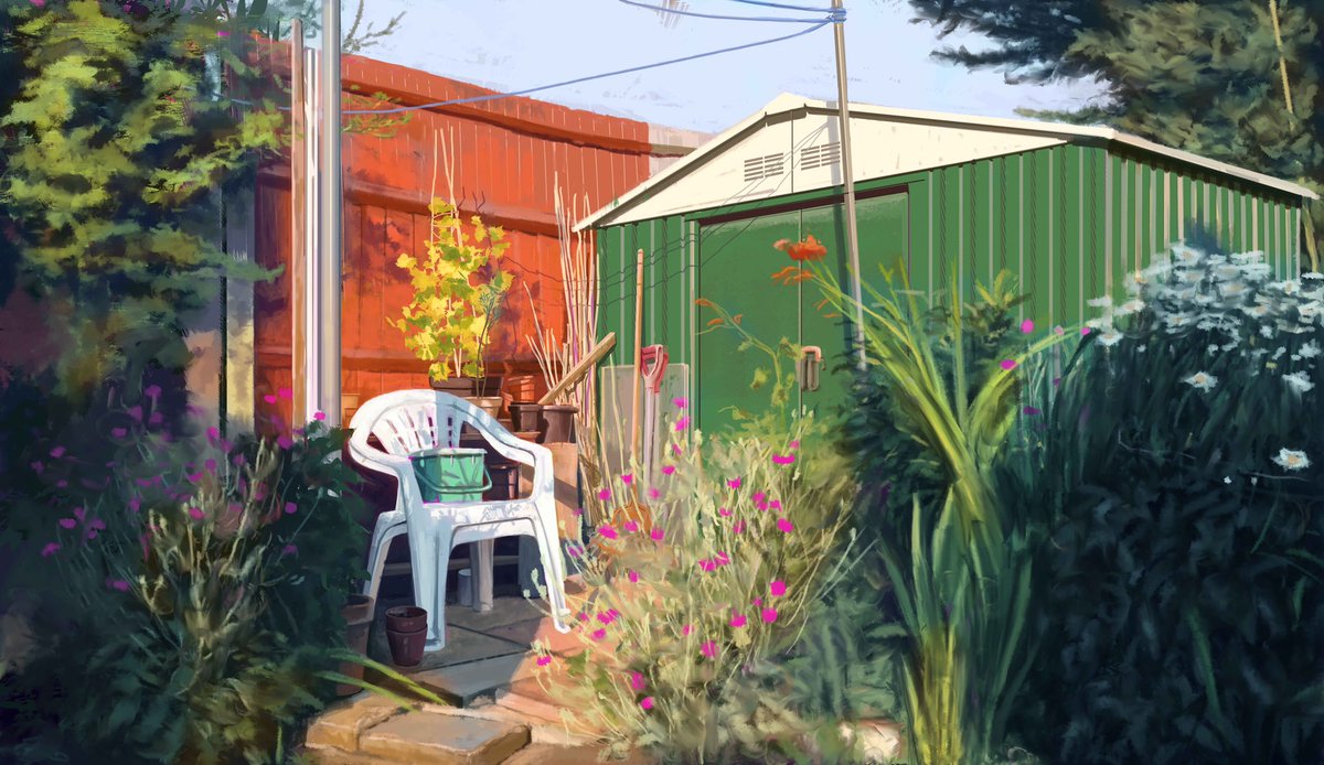 arvart3's tweet photo. Title: Life In Technicolor
Do you ever have those days when everything you see is just bursting with color? As in, the colors are just jumping out at you? That’s what this moment felt like.
#digitalpainting #digitalartwork #digitalartist #loveyourgarden #lovegreenspaces https://t.co/wsTWY6xwBT