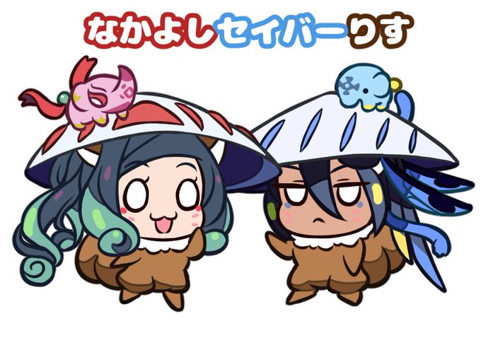 #今月描いた絵を晒そう

今月のりす、水怪クライりす編その1🐿 