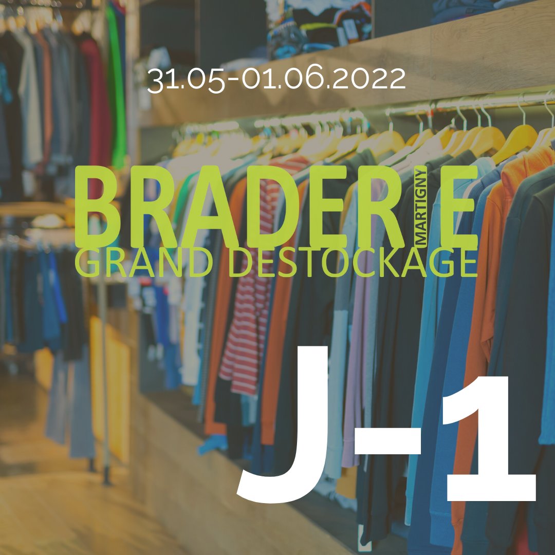La Braderie de printemps, c'est dès demain ! 

#braderie #printemps #cerm #martigny #valais #destockage #shopping #habits #sports #chaussures #event #fvsgroup