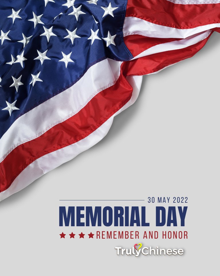 TrulyChinese's tweet photo. βAs we express our gratitude, we must never forget that the highest appreciation is not to utter the words, but to live by them.β β John F. Kennedy #MemorialDay2022 #ThankYou #trulychinese #chinesedating #chinese https://t.co/DEeRFl8Spi