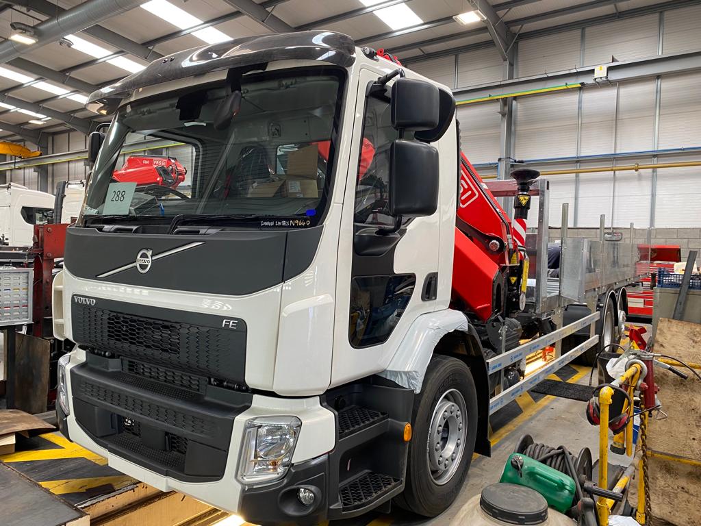 Check out our new lorry that has arrived in the factory 👀