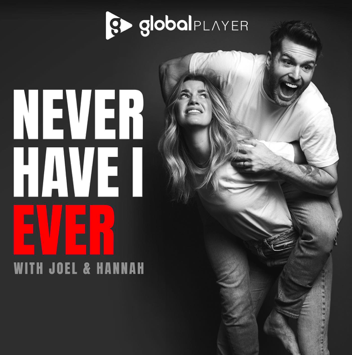 New episode of the #Nevereverpodcast is out now. This week @joeldommett and Hannah Cooper attempt neon life drawing.👩‍🎨🎨🖌️ Tune in to get a peak at their artistic... and competitive sides: apple.co/3lTEGMT