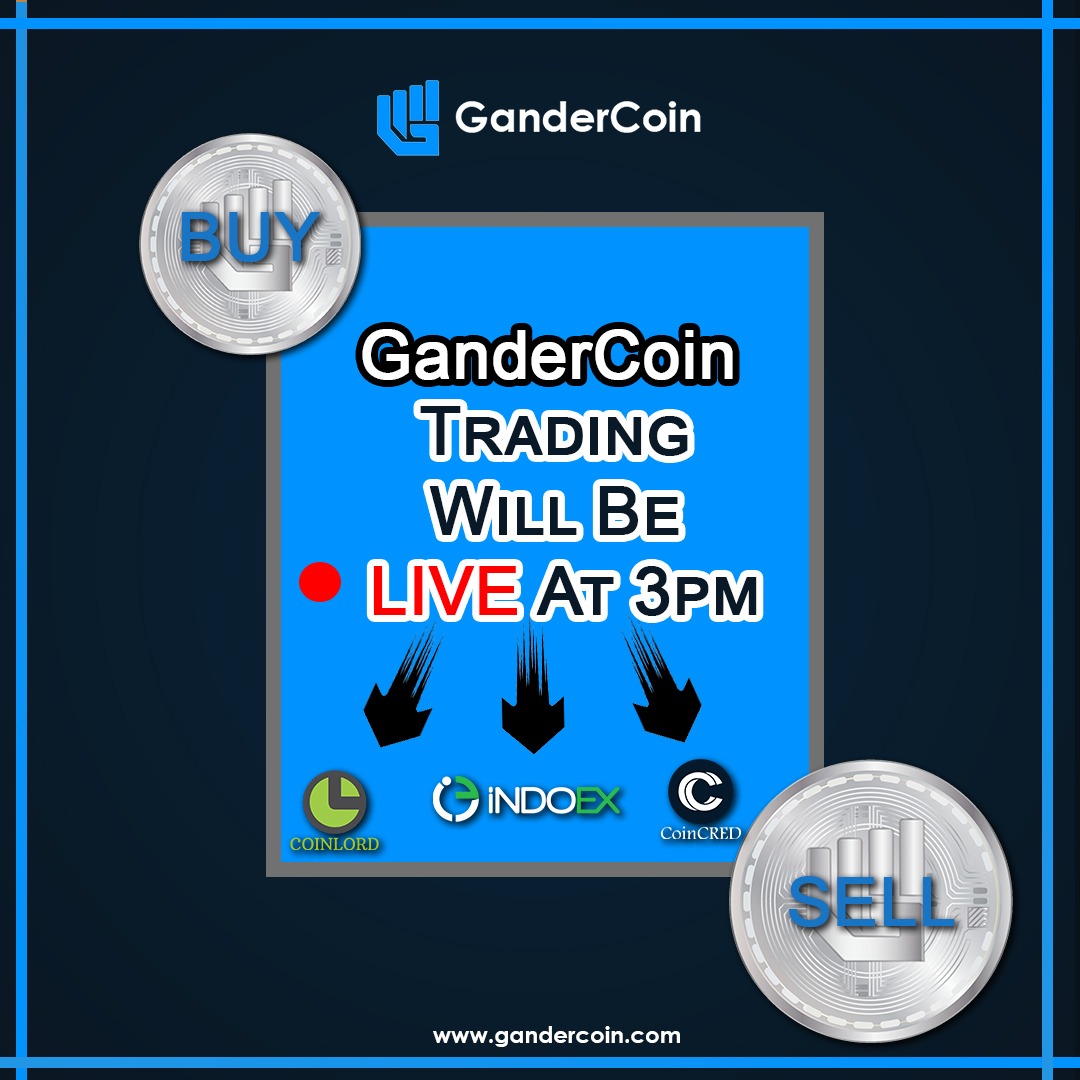 GanderCoin's tweet photo. Trading will be live at 3 PM

Download the app now!
.
.

#crypto #gandercoin #trading #godigitalgetgander https://t.co/3VCq8i6Ymz