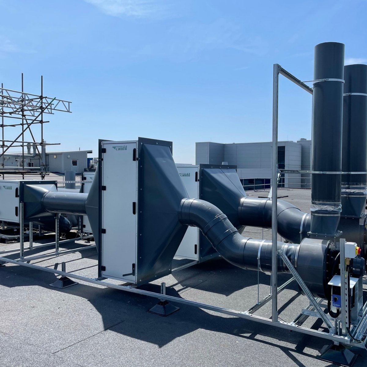 TionGlobal's tweet image. Last year, before ISG officially rebranded as TION Global, our installation engineers replaced a number of metal #FumeCupboards for a #Pharmaceutical client in Worthing. 💊

In addition to a specialist ducting solution with HEPA/carbon filtration on the outlet.

 #AirExtraction