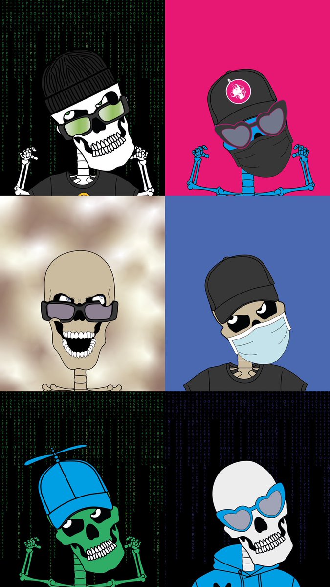 🚨 6 SKULLS LEFT 💀

#opensea : opensea.io/NFTCRYPTOSKULL 🌍🌎🌏

ALL AT 0.003 🤯🤯

#nft #opensea #OpenSeaNFT #NFTCommunity #NFTcollectibles #NftColllectors #NFTs #BTC #NFTMint