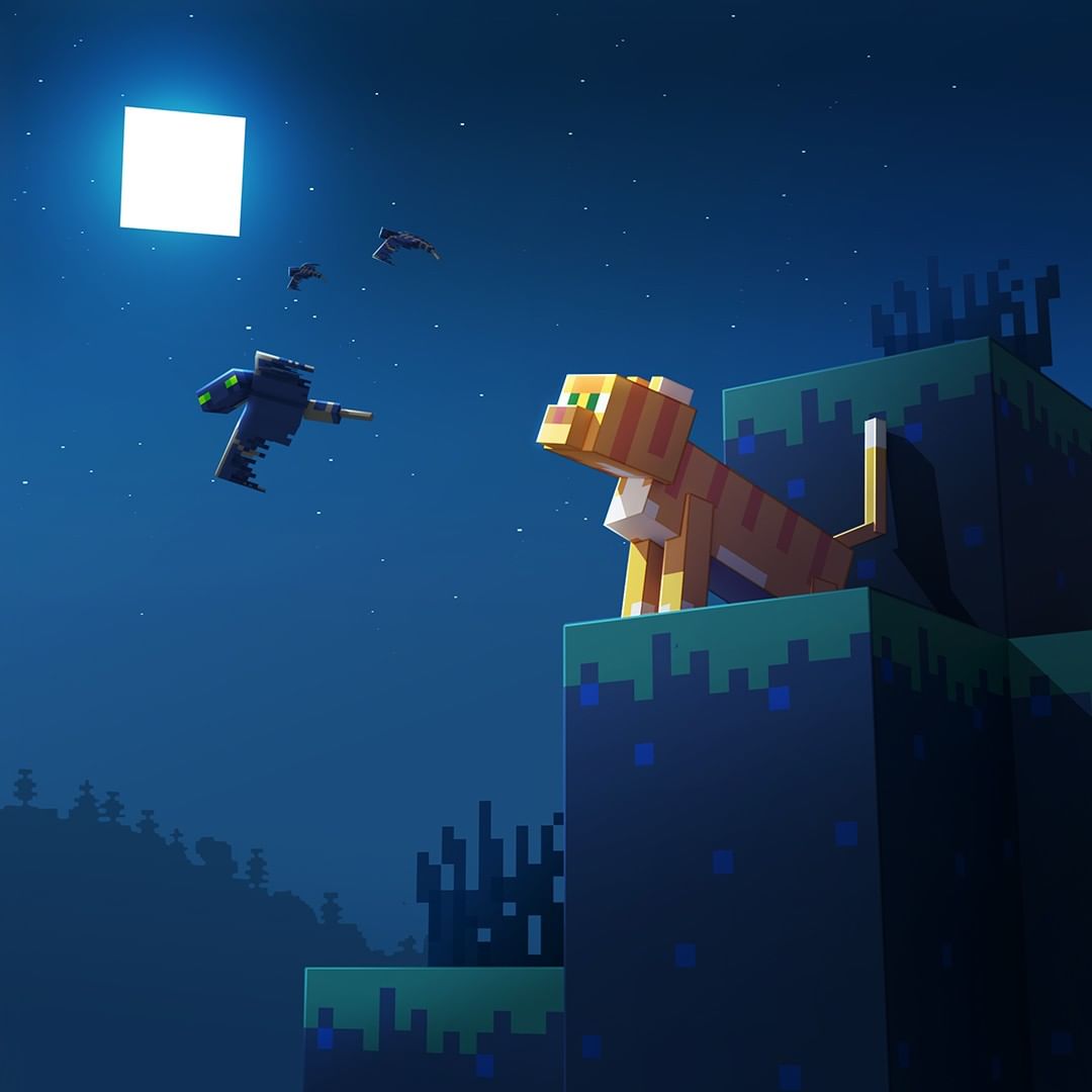 It's a beautiful night to play #Minecraft #Minecraftbuilds
