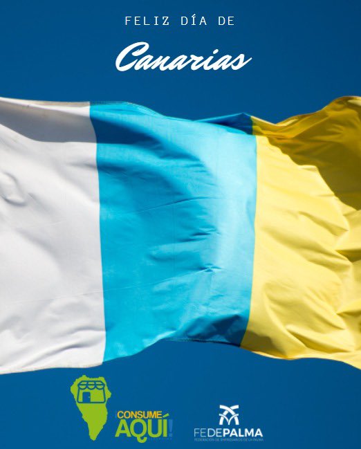fedepalma_lp's tweet photo. 🇮🇨 Desde #FEDEPALMA les deseamos a todos un feliz día de Canarias 🇮🇨.
#Consumeaquí #coemta #ZCAdeCanarias #COEMTA #SIECAN #LaPalmarsComercio #empresasdeLaPalma https://t.co/ZWd3QKVBbc