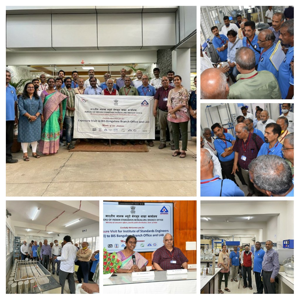 Laboratory exposure visit to the members of Institute of Standards Engineers (SEI) was organized by BIS Lab Banglore (BNBOL) on 27 May 2022. @jagograhakjago @PIBConsumerFood #Engineering #engineers