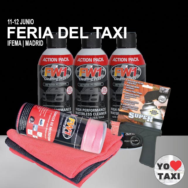 🔴 #FeriaDelTaxi | 11-12 Junio | <a href="/IFEMA/">IFEMA MADRID</a> 
🔴 Participa: FW1, especialistas en productos de limpieza para vehículos

-> info@feriadeltaxi.es
-> 618.331.244
-> feriadeltaxi.es

#ilovetaxi #TransportePúblico #MovilidadSostenible #TaxiMadrid #Taxistas