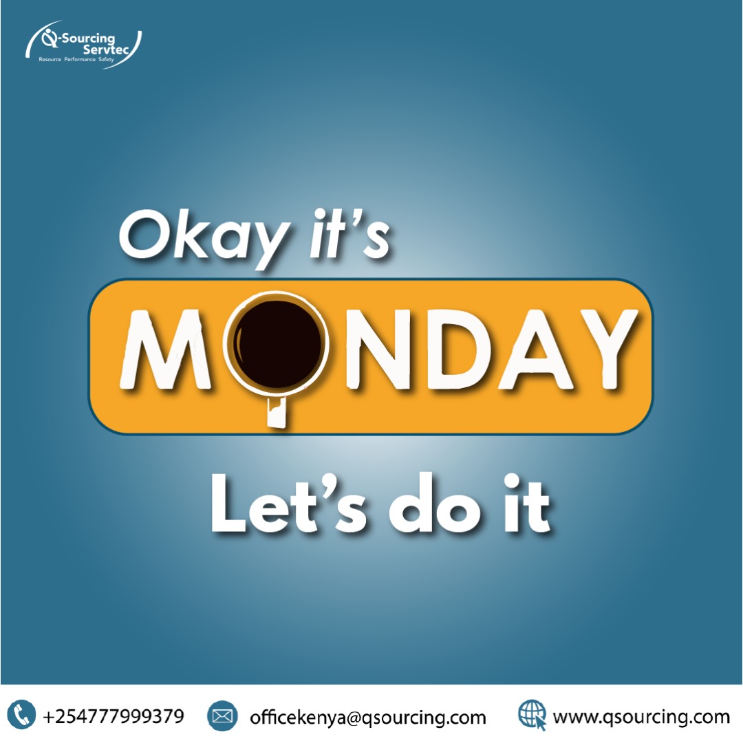 QSSKenya's tweet photo. We are convinced that nothing we do is more important than hiring and developing people. At the end of the day, its about people, not on strategies. #monday #mondaymood #mondayvibes #mondaymotivation #letsgoworking #letsgowork #outsourcing #recruitment https://t.co/yltntXFHSt