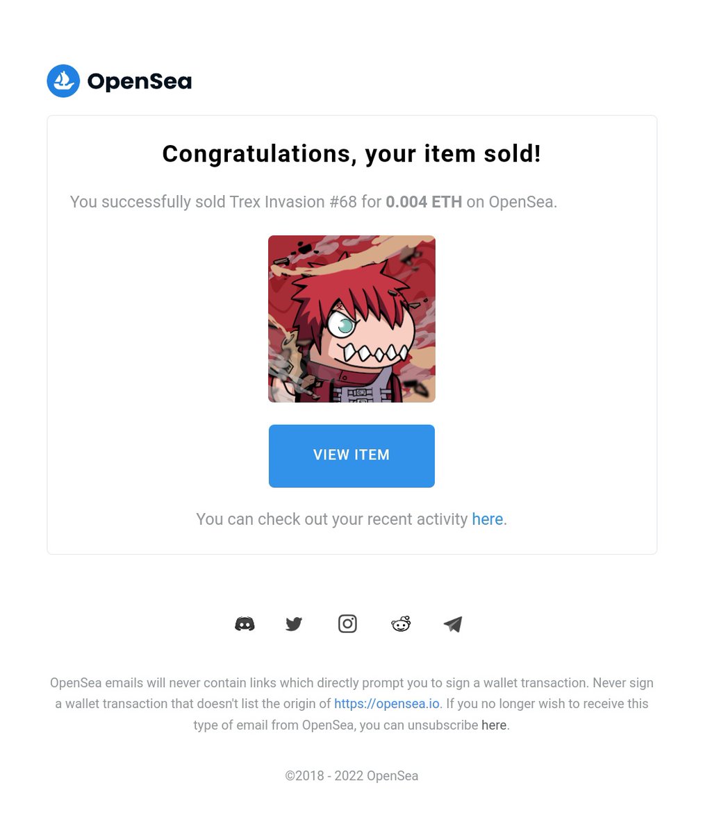 Trex Invasion #68 SOLD
Thanks for support 🔥🔥 @crypticism88

#nft #nftart #nftcommunity #nftcollector #nftcollectors #nftdrop #nftcollectibles #nftartists #nfts #nftartgallery #nftcollection #dino #nftartist #nftartwork #nftnews #nftgallery #art #artwork #artist #doodles