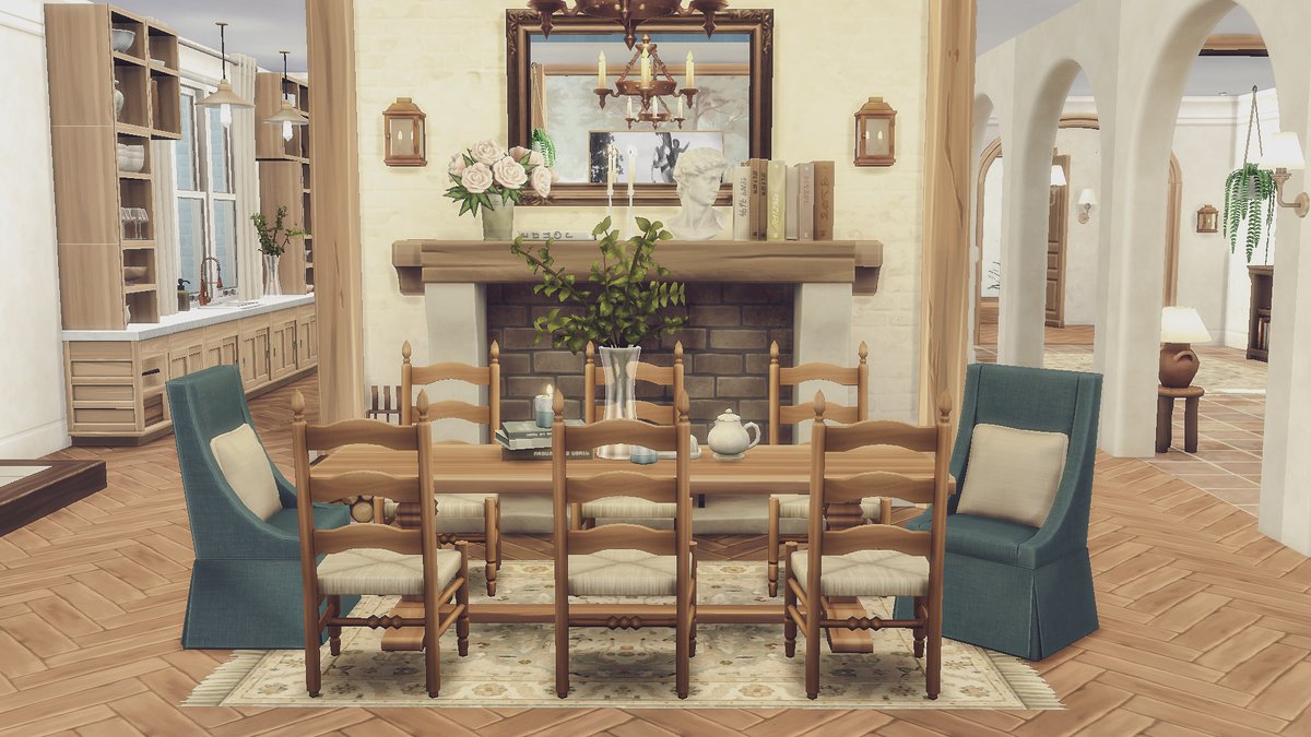 _raqueldee's tweet photo. an interior inspired by patina farm ✨🌱 (cc) ...big build, more to come. #TheSims4 #ShowUsYourBuilds https://t.co/ws4JTlQKTj