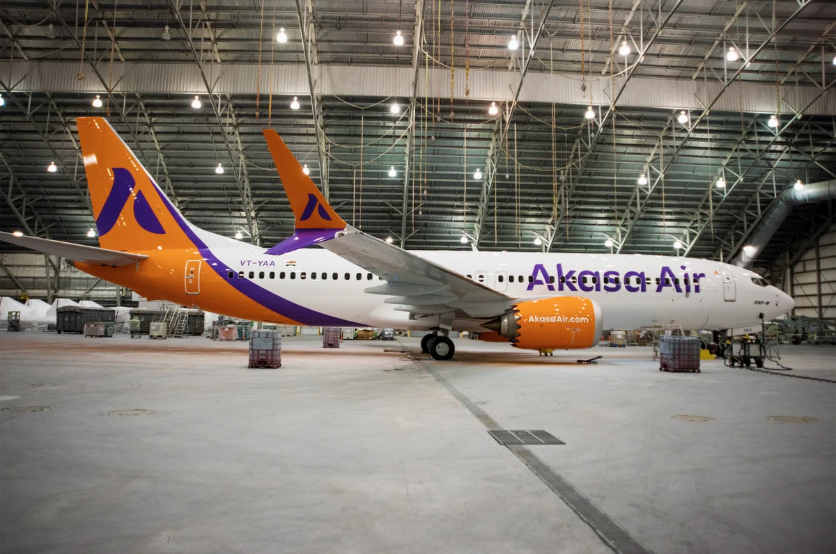 Akasa Air first aircraft
