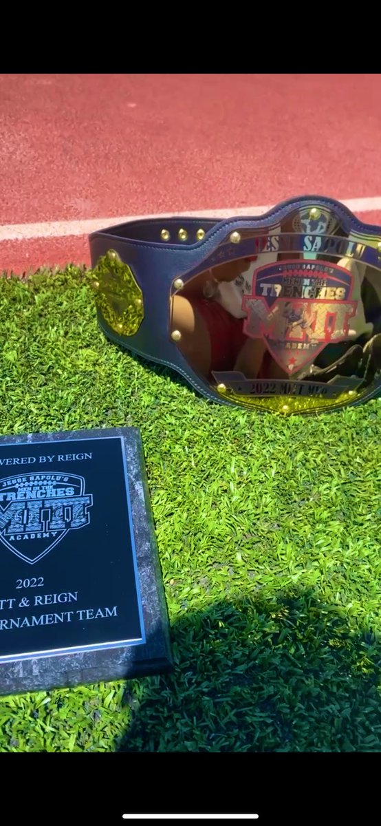 EdwardMikaio's tweet photo. Had an amazing time out there in Utah attending the MITT (men in the trenches) camp led by @jessesapolu and many other amazing coaches. Blessed to receive the defensive MVP belt and the All Tournament Team plaque! 
@FaipeaAvaava @Reign7on7 @sapoluMITT @Mitt_Norcal https://t.co/3ZmezF3G54