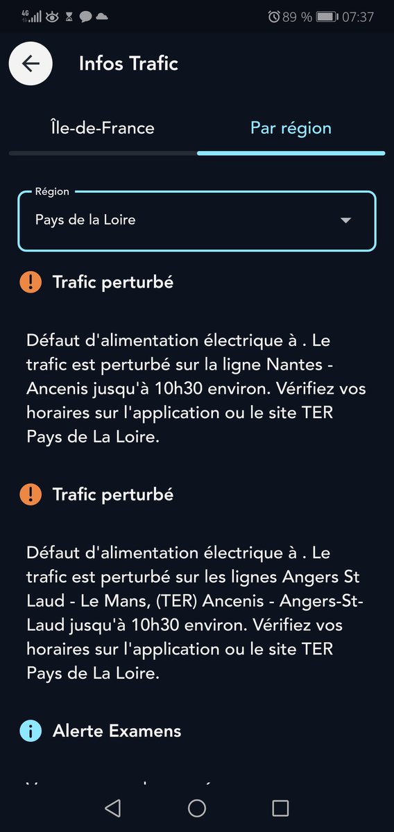 LucieManetti's tweet photo. La #SNCF : pour tous les trains bloqués parce qu'il doivent passé entre Nantes et Ancenis... Vous comptez faire quelques choses pour les voyageurs qui vont arriver en retard ? https://t.co/QwS9uIHqxg