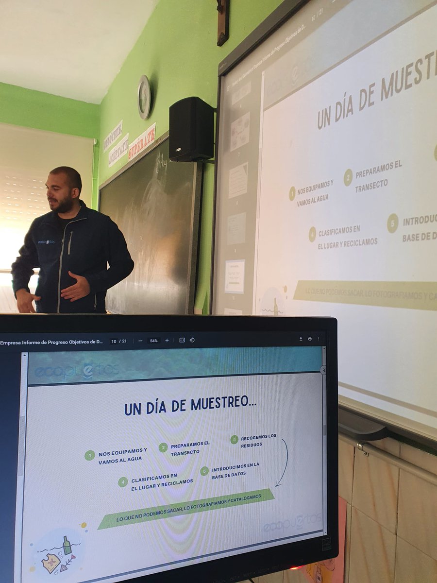 Otro de los 13 centros que colaboran en nuestro proyecto es el <a href="/CSanJuanDeAvila/">Colegio Bilingüe San Juan de Ávila 🔬 🤖 🇬🇧 🏀</a> (La Caleta, Salobreña) donde se impartieron las charlas previas a las salidas de #ApadrinamientoDePlayas a alumnos y alumnas desde 3° de primaria #ProyectoLIBERA <a href="/ecoembes/">Ecoembes</a>