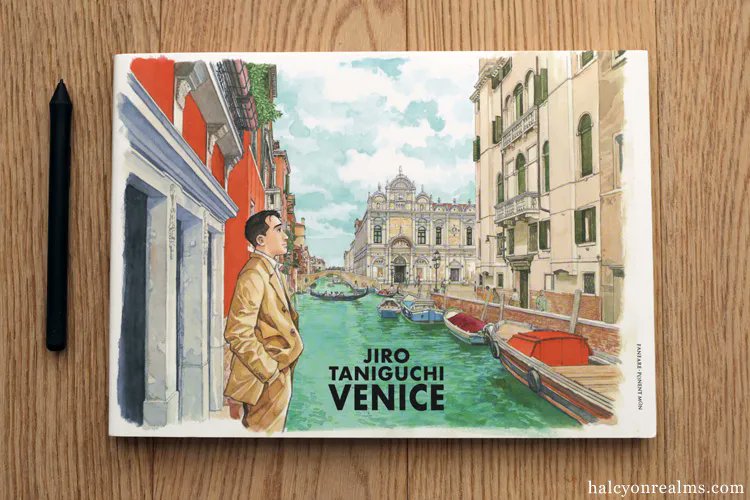The late manga artist Jiro Taniguchi's colored works are just so lovely. These are from his travelogue art book Venice ヴェネツィア 谷口ジロー (2017) - https://t.co/ToL9c3QU8s 