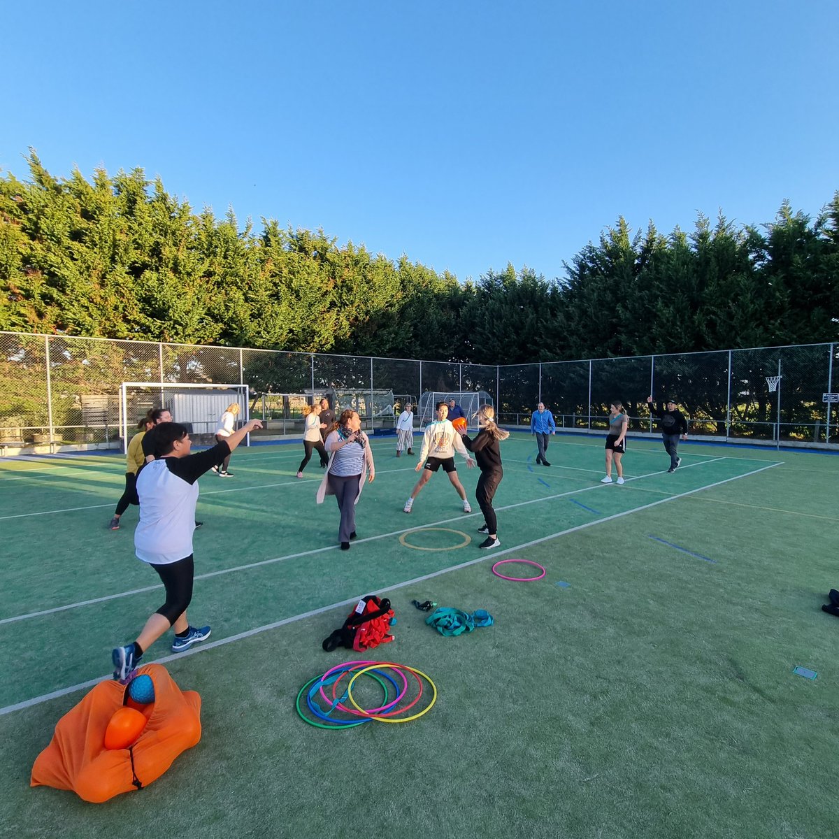 Mātau atu, Mātau mai! Truly humbled by the turnout today. While Covid dampened our chances for a second annual Ngā Taonga Tākaro festival, Mark and I were fortunate enough to provide some traditional Māori games PD to some amazing, dedicated kaiako! #wspn #PENZ #ngātaongatākaro