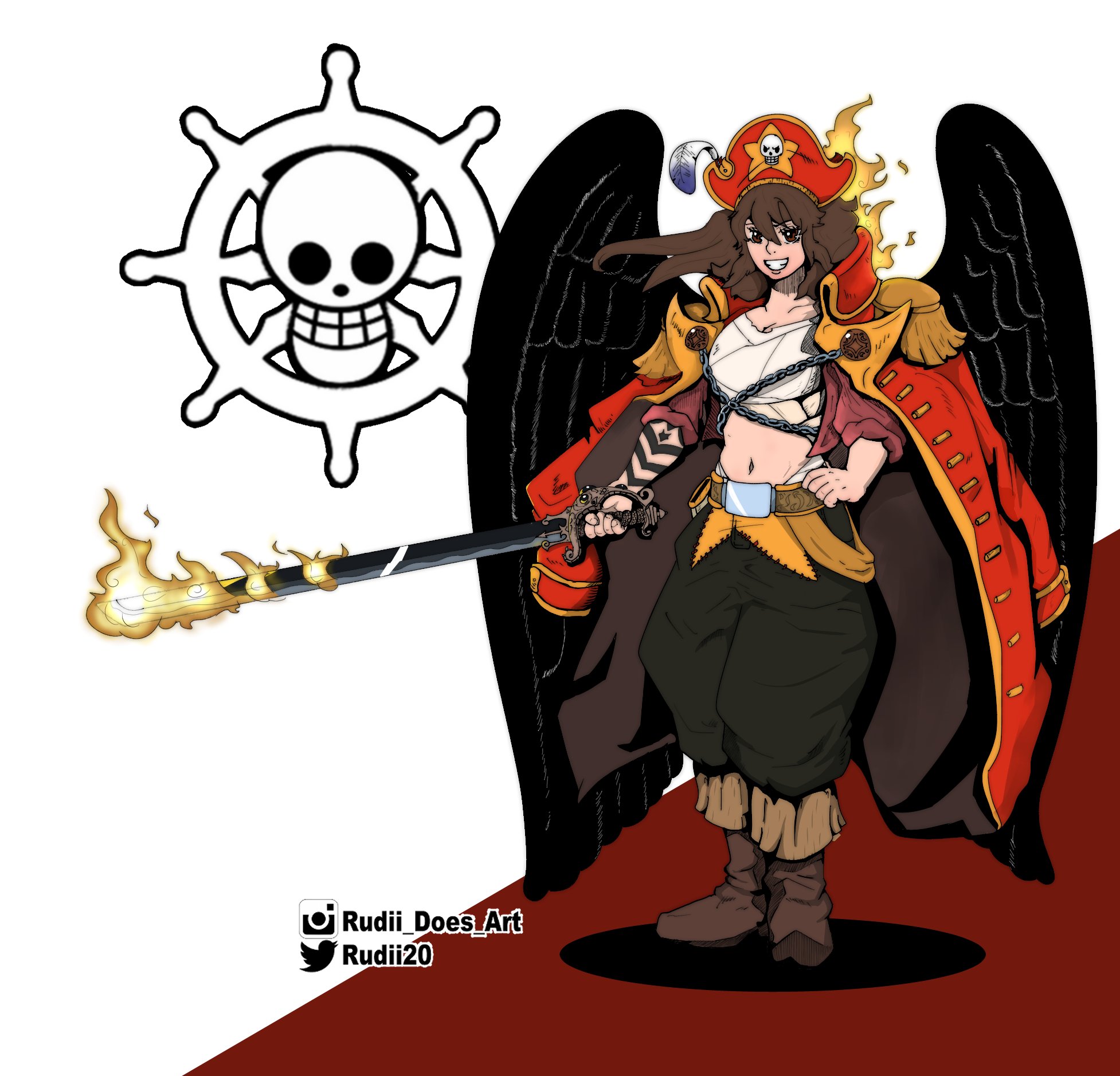 rudii20 on X: “Another One Piece commission of a Lunarian pirate 