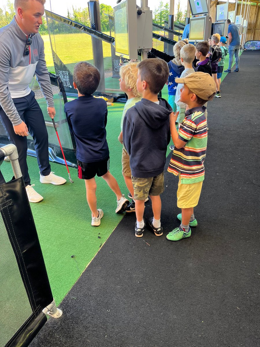 Fantastic to have <a href="/ExmouthRFC/">EXMOUTH RUGBY</a> under 6’s for an end of season golf session <a href="/exetergcc/">Exeter Golf & Country Club</a> great fun was has by all and some real talent on show playing Go Fish on <a href="/Toptracer/">Toptracer</a> a great introduction to golf with constant laughing and cheering for the whole session! #juniorgolf #fun