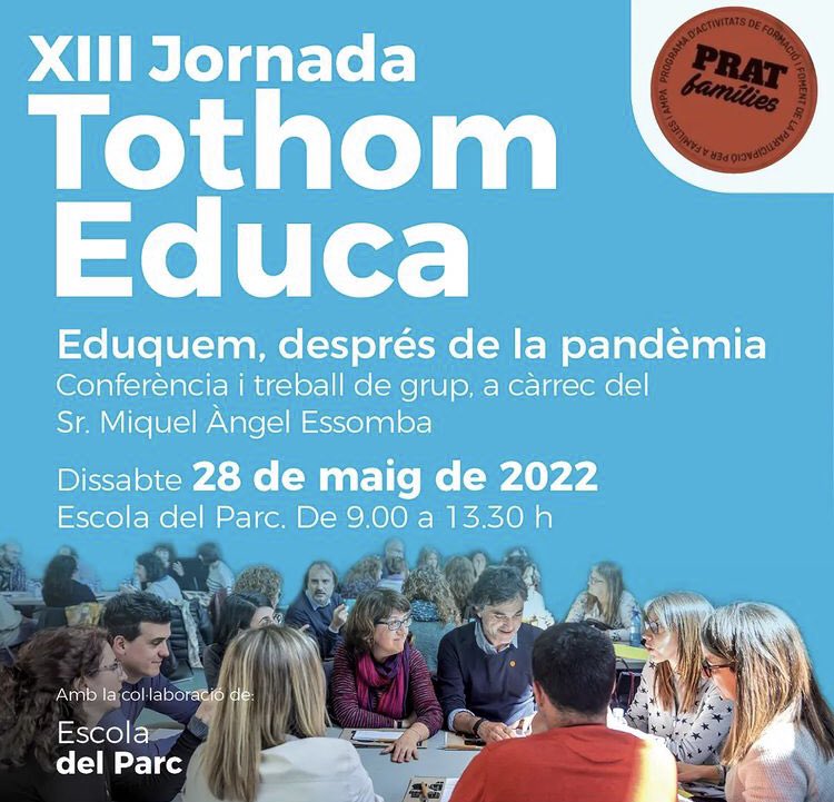 ed_comunitaria's tweet photo. Culminem un any de feina al Prat de la millor manera possible: sent-hi presents, dialogant, participant. Construint comunitat educativa 👌🏽 @ajelprat @ElPratEducacio @Mijoler @pilar_eslava #tothomeduca https://t.co/iRRvYAVXXE