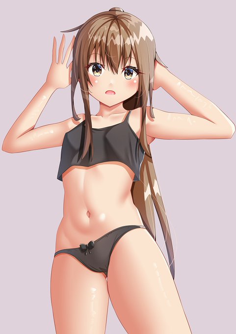 #艦これ
文月ちゃん描きましたーーーーー 