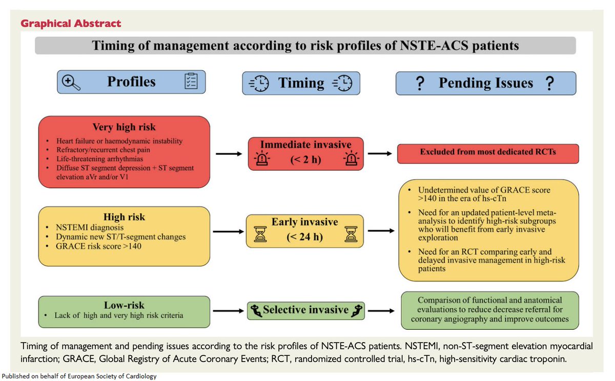ESC_Journals's tweet photo. Timing of invasive management of NSTE-ACS: is the time up for early management? https://t.co/rLlfjxD6d7 

@escardio #EHJ #ESCYoung #cardiotwitter @ehj_ed @rladeiraslopes https://t.co/fPFCMeihPY