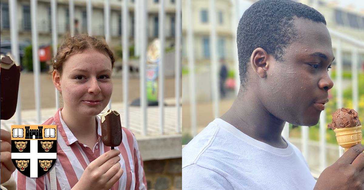 DoverCollege's tweet photo. On Saturday, our boarders enjoyed the simple pleasure that is an ice cream by the sea on a sunny day. 🍦🌊☀️ https://t.co/a2ZwPr7WSi