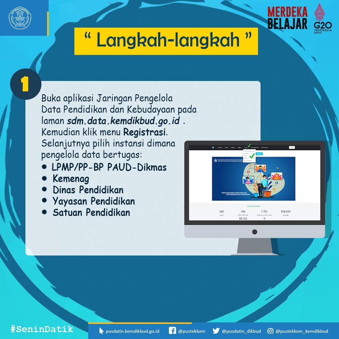 pusdatin_dasmen's tweet photo. #SahabatDatin apakah pengelola data di instansimu sudah memiliki akun yang terdaftar di “Jaringan Pengelola Data Pendidikan dan Kebudayaan”? Seberapa penting akun pengelola data tersebut? (1/2)

#senindatik
#datadanstatistikpendidikan
#sdm.data
#jaringanpengeloladatapendidikan https://t.co/Dpu0F2TWux