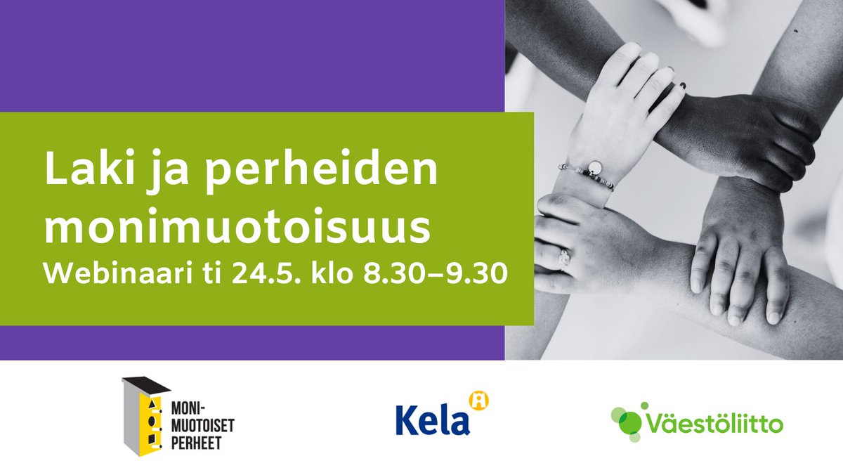lakijaperhe's tweet photo. Hankkeen avajaiswebinaari huomenna tiistaina klo 8.30–9.30.Tervetuloa kuulemaan lisää hankkeesta ja lasten oikeuksien ja perheiden näkökulmista lainsäädännön uudistustarpeisiin, sekä tapaamaan hankkeen tutkijoita! https://t.co/OujHqXn6Hs