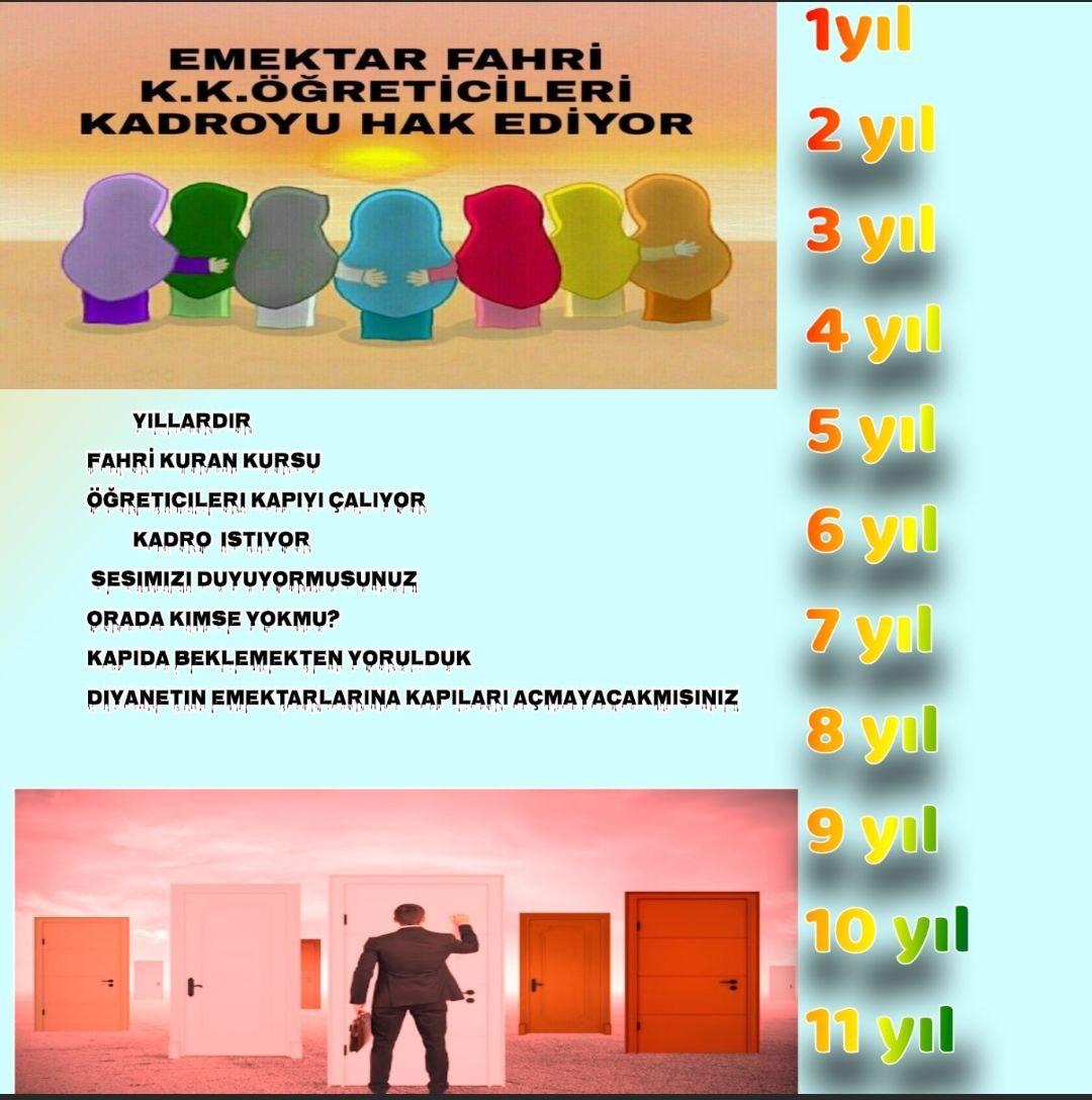 dris68779584's tweet photo. @CebrailYakr @RTErdogan @vedatbilgn 25 bin🧕FAHRİ KURAN KURSU ÖĞRETİCisiʼnin TALEBi👇
-görevde olmak şartı aranmadan
-lisans önlisans ayrımı yapılmadan
-SGK prim günlerimiz baz alınarak KADROmuzu istiyoruz
-Çalıştığımız yıllarda eksik yatırılan sigortamız 30 güne tamamlansın istiyoruz
#FAHRi_KKÖ_ve_VEKİLE_KADRO https://t.co/8tsvq1cJMZ